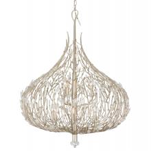 Varaluz 271P09GD - Bask 9 Light Crystal Pendant - Gold Dust