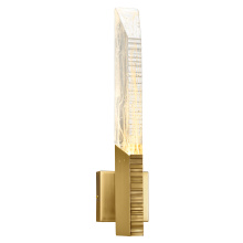CWI Lighting 1723W22-1-624 - Petra Integrated LED 22in Brass Wall Light with Handcrafted Glass